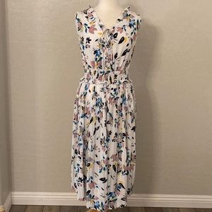 Floral white Lane Bryant dress